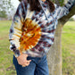 Heavens Starburst Womens Hand-Dyed Sweatshirt