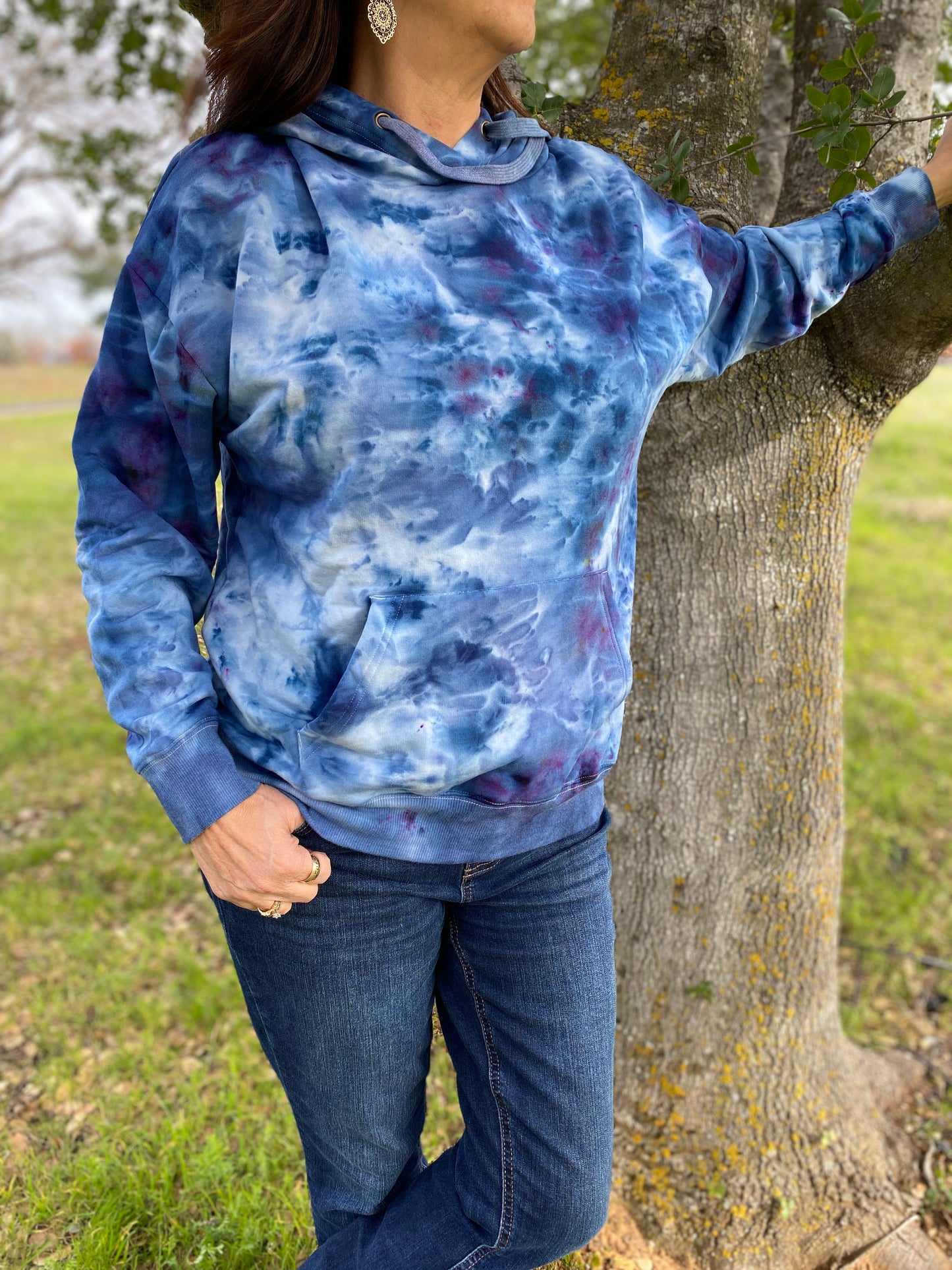 Proverbs 31 Woman-Womens Hand-Dyed Hoodie Sweatshirt