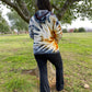 Heavens Starburst Womens Hand-Dyed Sweatshirt