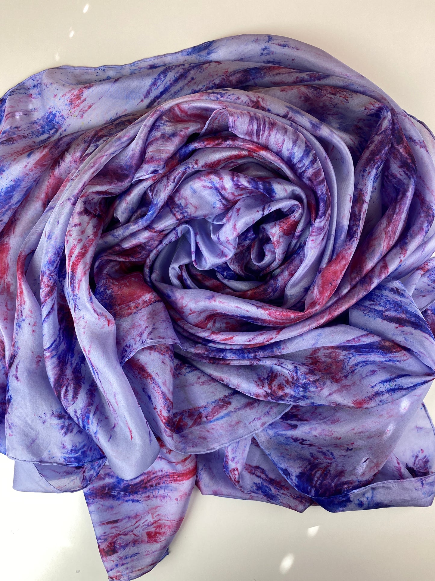 The Constancy of Love, Psalm 107:1-9 - 5mm 45" x 108" Hand-Dyed Worship Silk